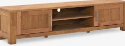 OLDEMueble TV OLDE 200cm 2 puertas 1 estante roble natural