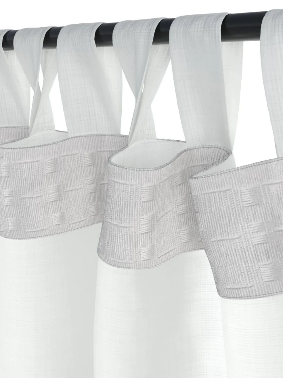 ORUSTCortina ORUST 1x140x300 blanco crudo