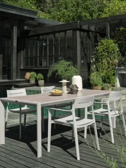 OTTERUPMesa de jardín OTTERUP A90xL207 beis