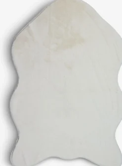 OXELAlfombra de piel sintética OXEL 60x90 blanco