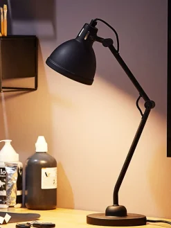 PATRIKLámpara de mesa PATRIK Ø14xA45cm negro