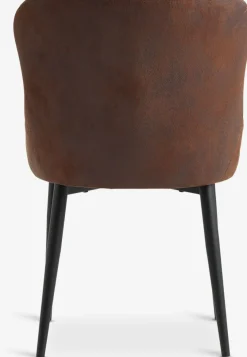 PEBRINGESilla de comedor PEBRINGE marrón envejecido/negro