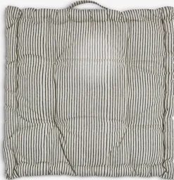 PILCojín de asiento PIL 40x40x7 beis/negro