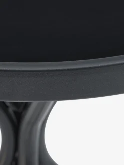 RADSTRUP + GRENAAMesa RADSTRUP Ø60 negro + 2 sillas GRENAA gris