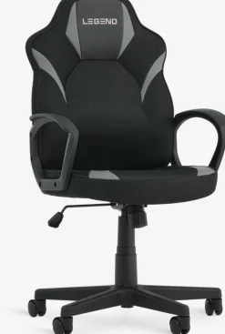 RANDRUPSilla gaming RANDRUP polipiel negro/malla