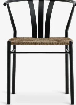 RANGSTRUP + TAGMARKMesa RANGSTRUP Ø130 natural/negro + 4 sillas TAGMARK