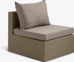 RAVNDRUPConjunto muebles jardín RAVNDRUP 5 plazas natural