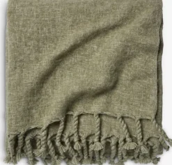 REINFANNManta de lana REINFANN 130x170 mezcla lana verde