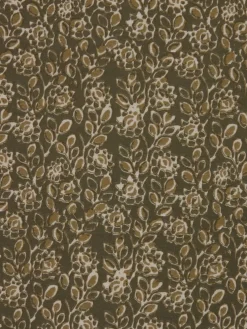 ROSABASICJuego funda nórdica franela ROSA 155x220 oliva