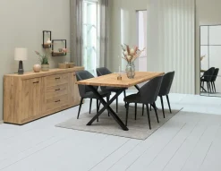 ROSKILDEExtensión de mesa ROSKILDE 95x50 roble natural