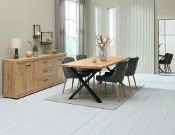 ROSKILDEExtensión de mesa ROSKILDE 95x50 roble natural