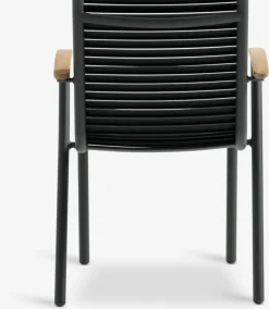 SADBJERGSilla apilable SADBJERG negro