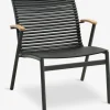 SADBJERGSilla de exterior SADBJERG negro