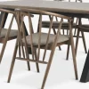 SANDBY + LYKSBORGMesa SANDBY L160 roble oscuro + 4 LYKSBORG roble oscuro