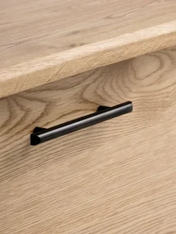 SANDBYAparador SANDBY 2 puertas + 3 cajones roble natural/negro