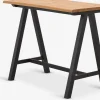 SANDBYMesa de bar SANDBY 71x128 roble natural/negro