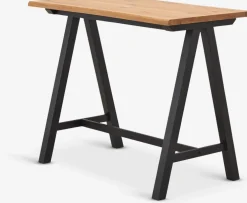 SANDBYMesa de bar SANDBY 71x128 roble natural/negro