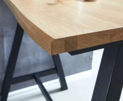 SANDBYMesa de bar SANDBY 71x128 roble natural/negro