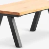 SANDBYMesa de centro SANDBY 60x110 roble natural/negro