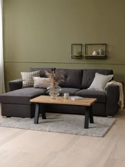 SANDBYMesa de centro SANDBY 60x110 roble natural/negro