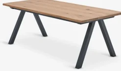 SANDBYMesa de comedor SANDBY 100x210 roble natural/negro
