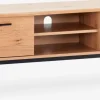 SANDBYMueble TV SANDBY 2 puertas roble natural/negro