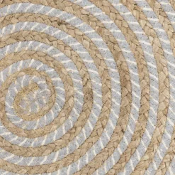 SANDELTREAlfombra SANDELTRE Ø120 natural/gris