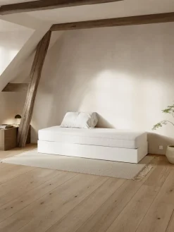 SEDENCanapé SEDEN 90x190 apertura lateral tela blanco