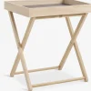 SERUPMesa auxiliar SERUP 40x52 natural/verde manzana/uva empolvad