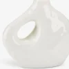SIGFREDJarrón SIGFRED A16xL7xA14cm blanco