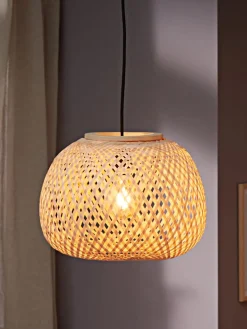 SIGVARDLámpara de techo SIGVARD Ø35xA26cm bambú