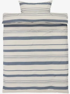 SILJEGOLDJuego funda nórdica hilo teñido SILJE 155x220 azul marino