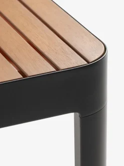SIRDAL + HAMRAMesa SIRDAL L91 + 4 sillas HAMRA madera dura