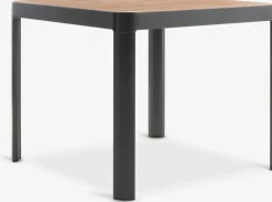 SIRDAL + NANNESTADMesa SIRDAL L91 madera dura + 4 sillas NANNESTAD gris