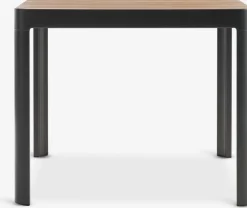 SIRDAL + SIRDALMesa SIRDAL L91 madera dura + 4 sillas SIRDAL gris