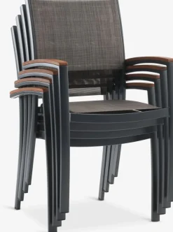 SIRDAL + SIRDALMesa SIRDAL L91 madera dura + 4 sillas SIRDAL gris