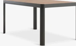 SIRDAL + SIRDALMesa SIRDAL L149 madera dura + 4 sillas SIRDAL gris