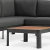 SIRDALConjunto muebles jardín SIRDAL 5 plazas gris oscuro