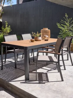SIRDALMesa de jardín SIRDAL A91xL211 madera dura