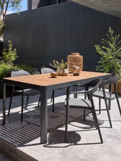 SIRDALMesa de jardín SIRDAL A91xL211 madera dura