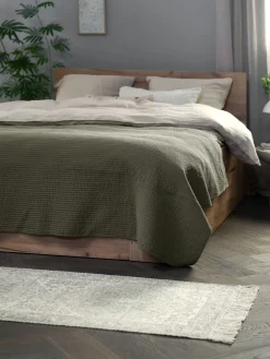 SIVBLOMManta acolchada SIVBLOM 130x180 verde oscuro