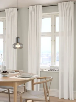 SKAGERNCortina SKAGERN 1x140x245 blanco crudo