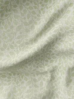 SKASENCortina SKASEN 1x140x300 hojas verde empolvado