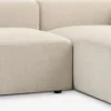 SKEJBYSofá modular SKEJBY 2 plazas chaise/abierto tela beis