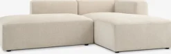 SKEJBYSofá modular SKEJBY 2 plazas chaise/abierto tela beis