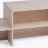 SOLLERUPMesa de centro SOLLERUP 50x110 con estantes pino macizo