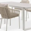 SONNERUP + GILJAMesa SONNERUP L215 + 4 sillas GILJA beis