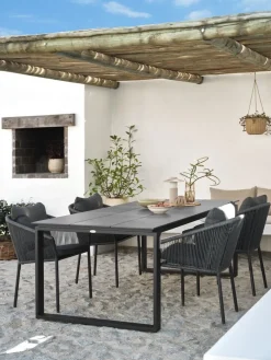 SONNERUP + GILJAMesa SONNERUP L215 + 4 sillas GILJA gris