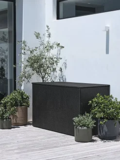 STEINKJERBaúl de jardín STEINKJER A155xA95xP81 negro