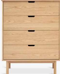 STUBBERUPCómoda STUBBERUP 4 cajones roble natural